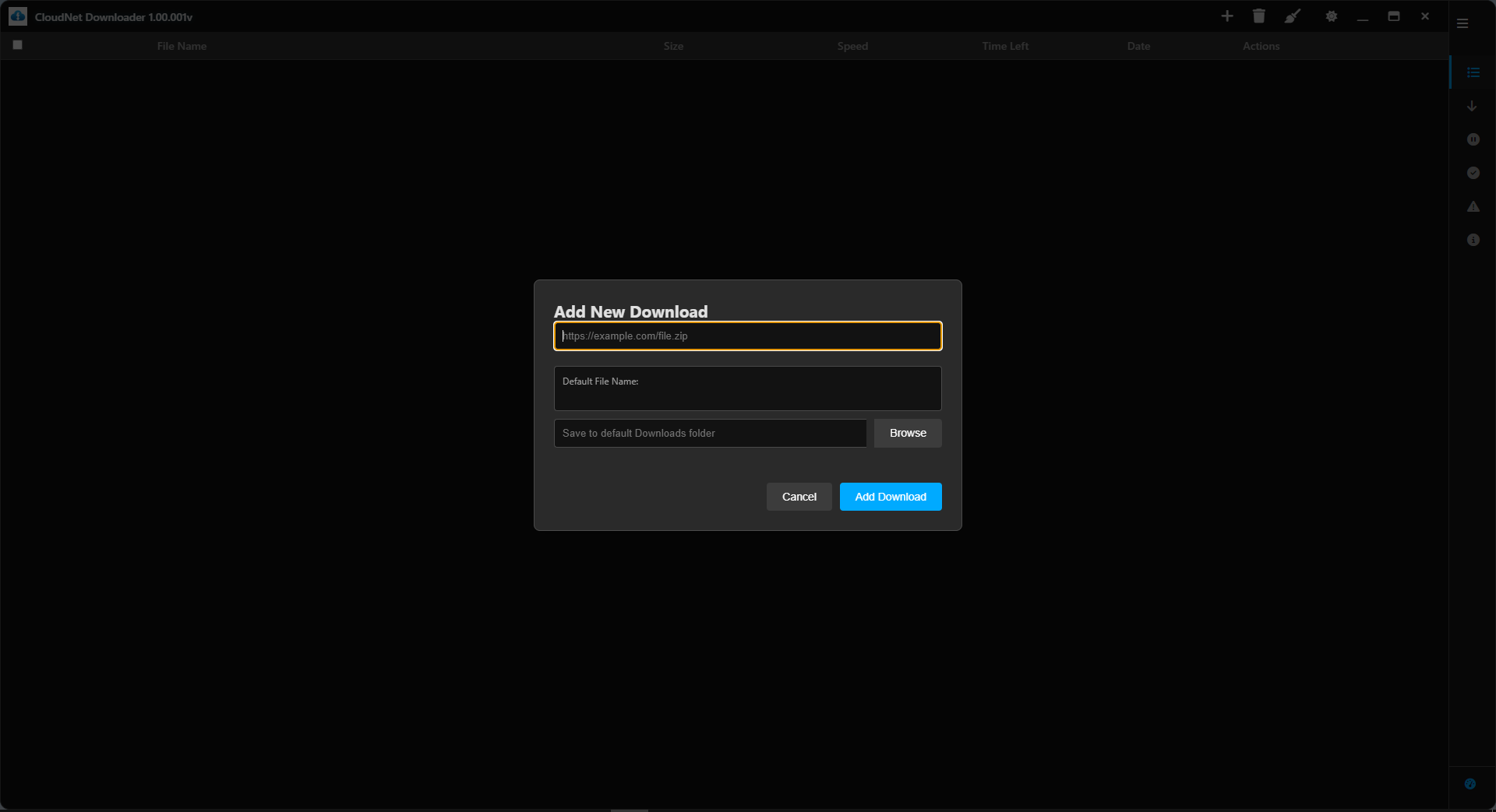 CloudNet Downloader Queue Screenshot 2